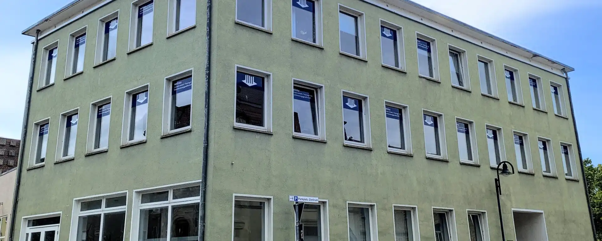 Das Gebäude von wetreu in Artern